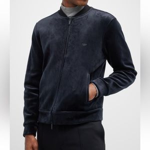 Authentic Emporio Armani velvet full size sweatshirt
